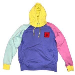 Teddy Fresh Color Block Hoodie